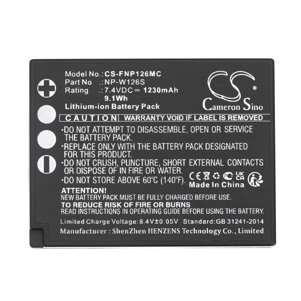 Batterie de l'appareil photo FUJIFILM FinePix X-Pro 2
