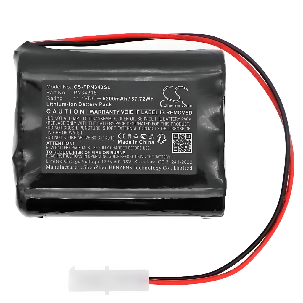 Batteries for sports equipment Foxpro x1