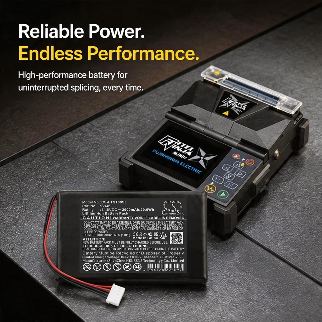Batterie compatible avec Fitel CS-FTS100SL