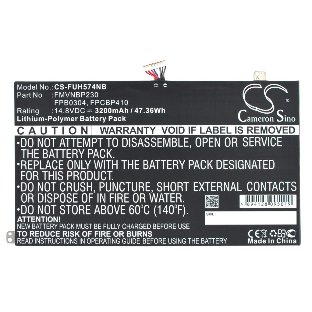 Batterie compatible avec Fujitsu CS-FUH574NB