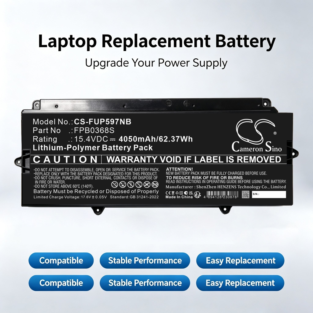 Batterie compatible avec Fujitsu CS-FUP597NB