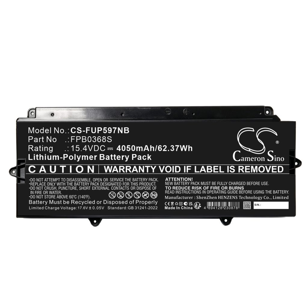 Batterie compatible avec Fujitsu CS-FUP597NB