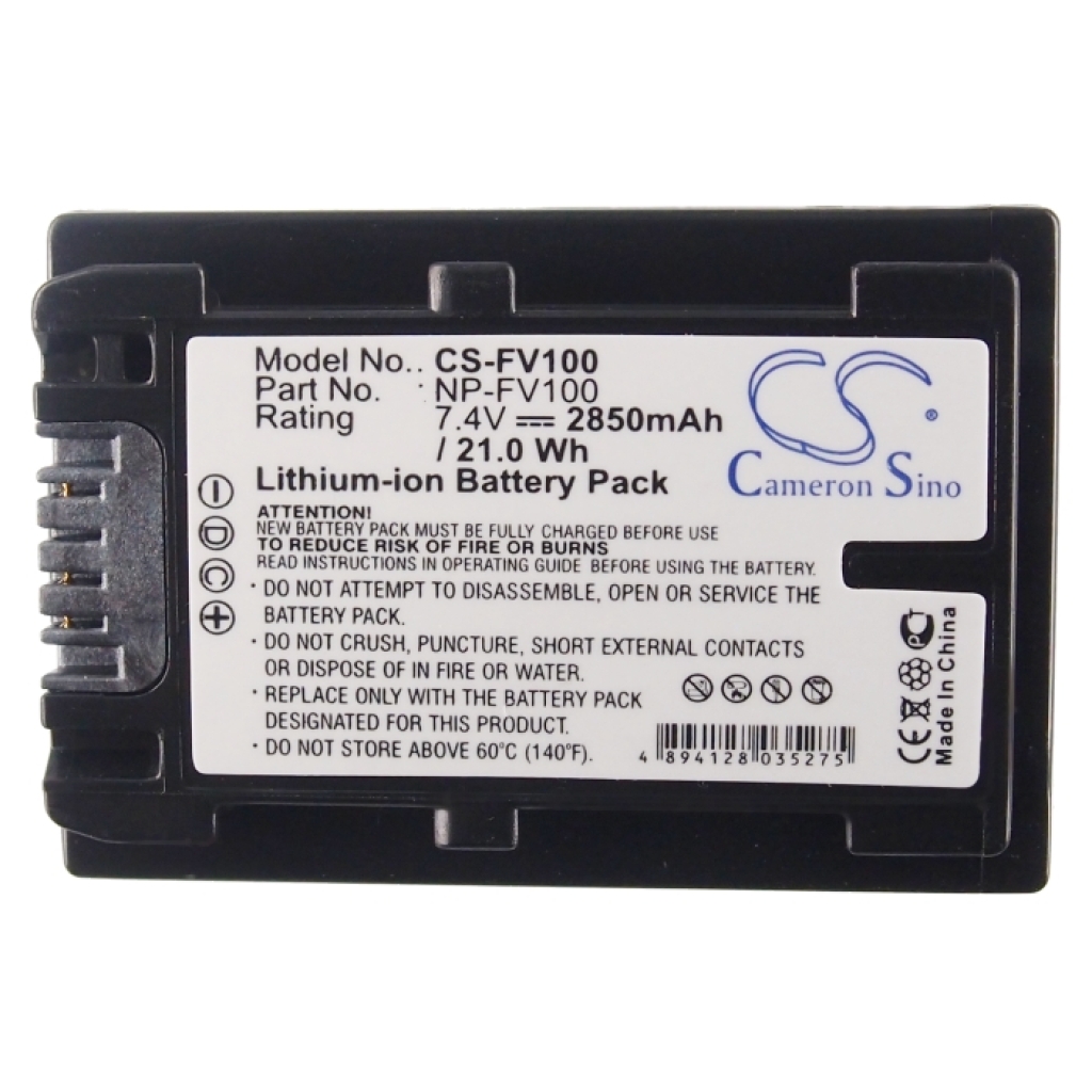 Batterie de l'appareil photo Sony CS-FV100
