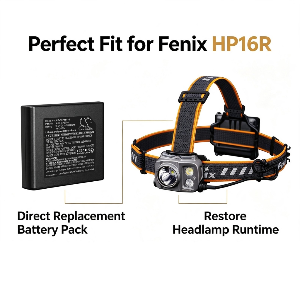 Batterie compatible avec Fenix