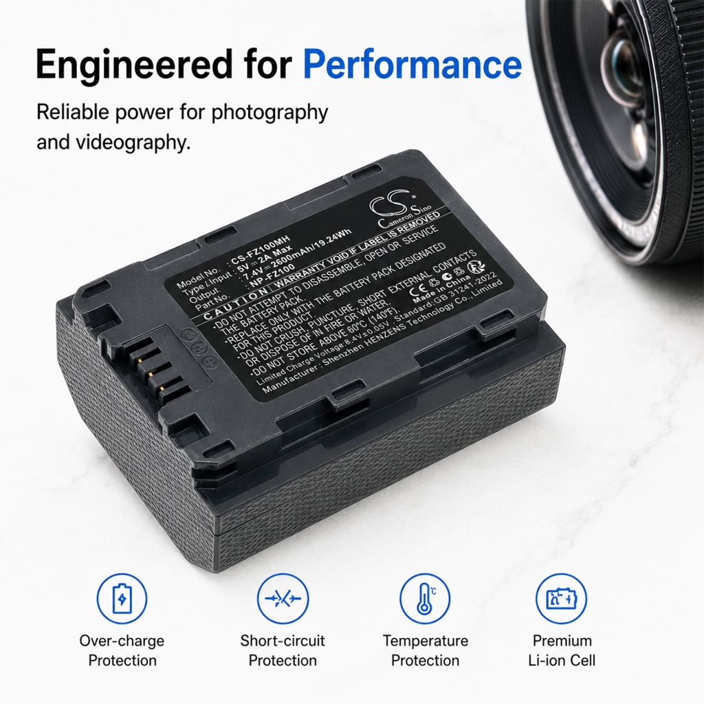 Batterie compatible avec Sony CS-FZ100MH