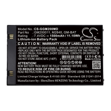 Remplacement de batterie compatible pour GE GM-BAT,GM200011,M2840