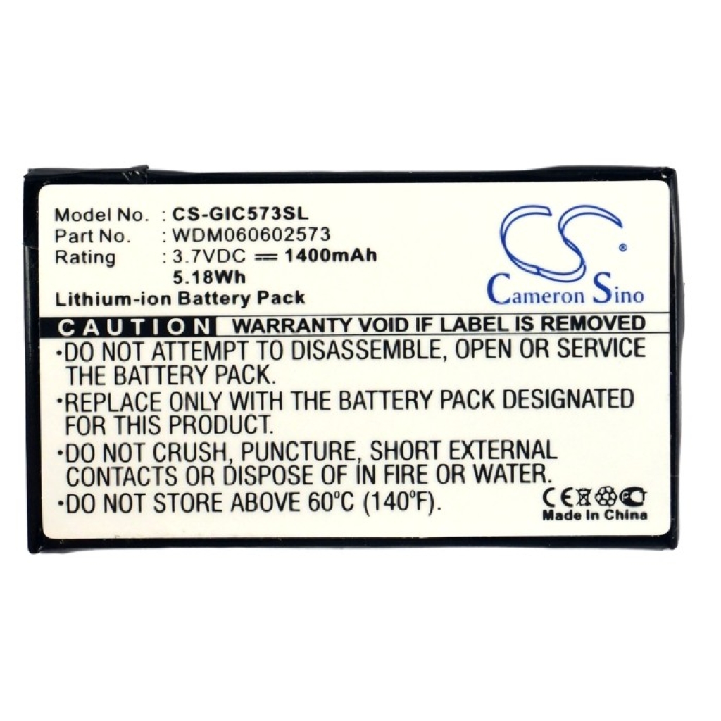 Batterie pour ordinateur portable Gigabyte CS-GIC573SL