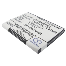 Remplacement de batterie compatible pour Garmin 010-10987-03,361-00033-00,361-00033-01