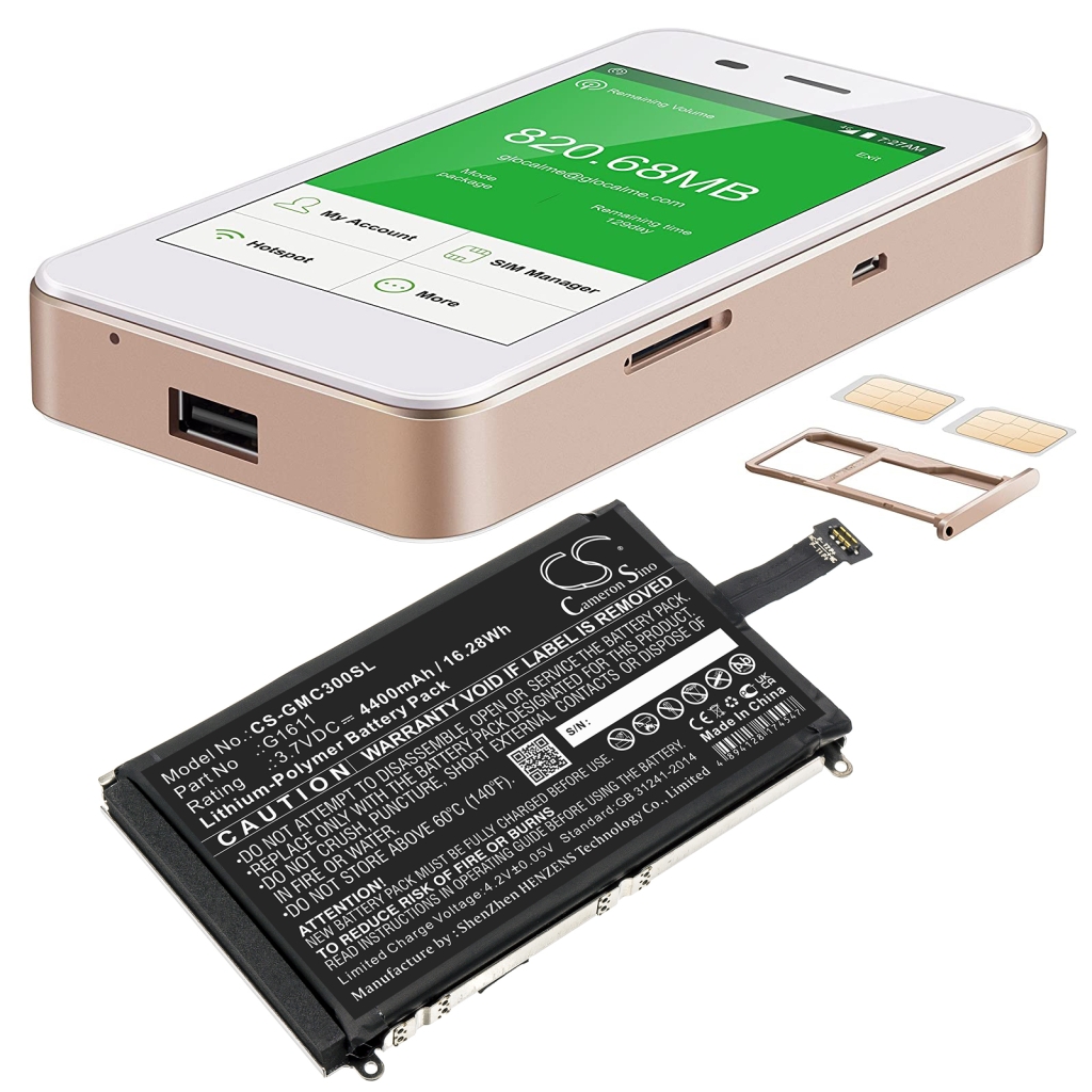 Batterie Hotspot Glocalme CS-GMC300SL