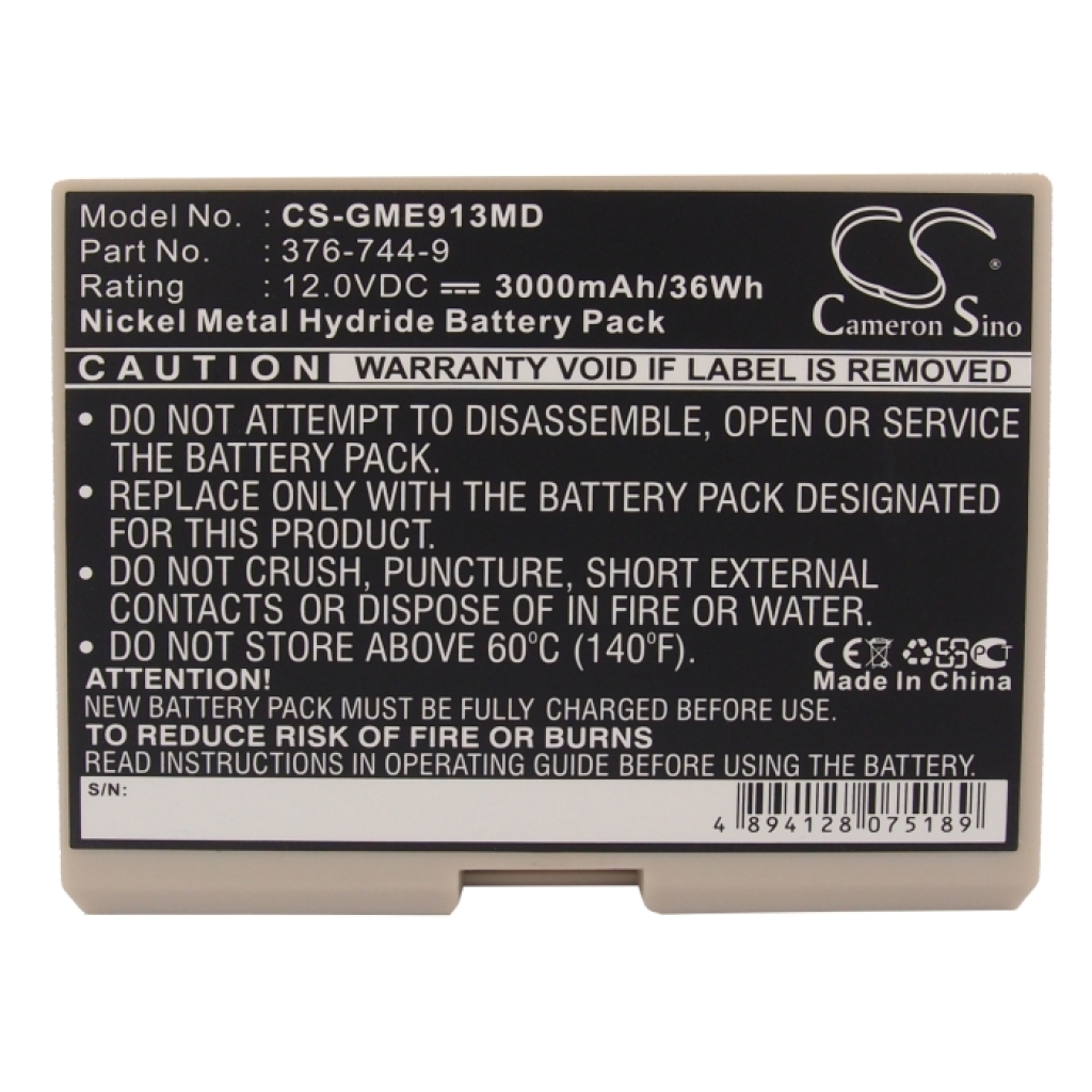 Batterie compatible avec GE CS-GME913MD