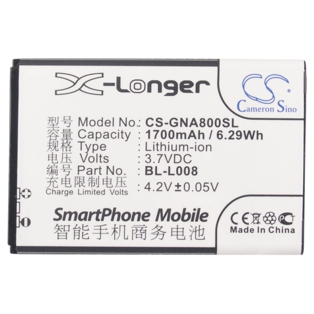 Batterie compatible avec GIONEE CS-GNA800SL