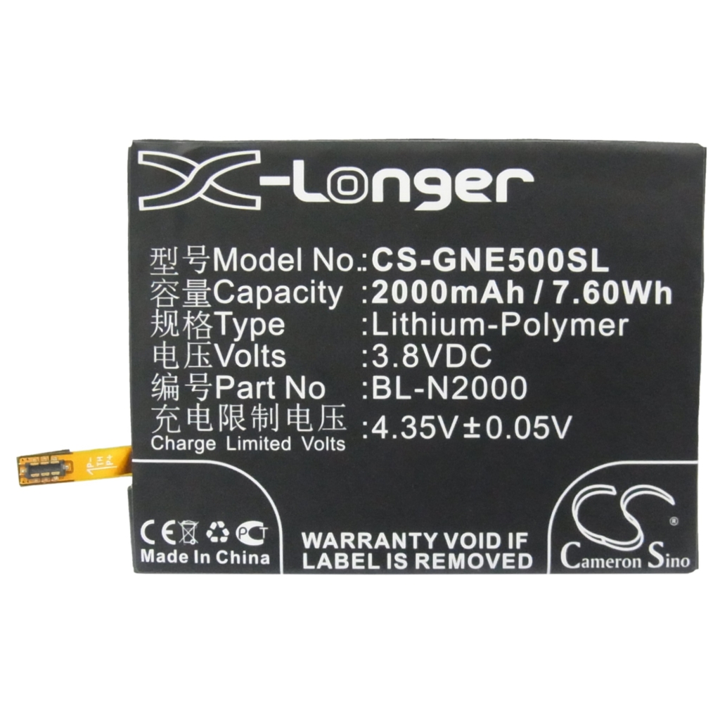 Batterie compatible avec GIONEE CS-GNE500SL