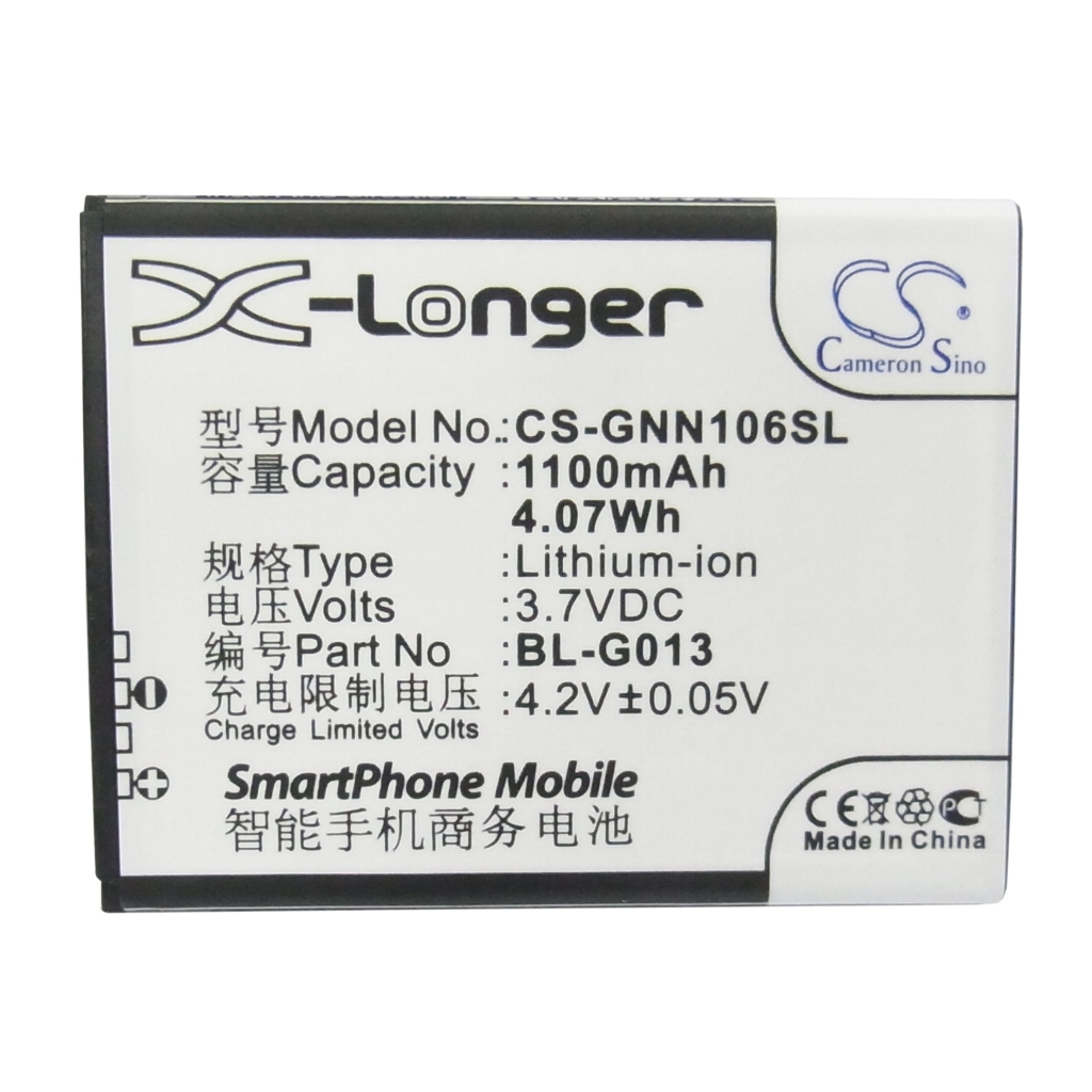 Batterie compatible avec GIONEE CS-GNN106SL
