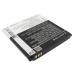 Cameron Sino X-Longer CS-GNN360SL face arrière sombre, texte CAUTION et code-barres, tension de charge 4,2V