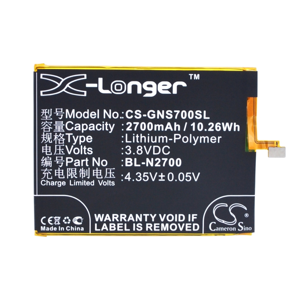 Batterie compatible avec GIONEE Kazam CS-GNS700SL