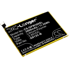 Remplacement de batterie compatible pour Google 823-00086-01,G013C-B