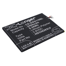 Compatible battery replacement for GSmart HD336283PLV