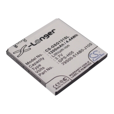 Compatible battery replacement for Gigabyte 29S00-51AB0-J10S,GPS-H05