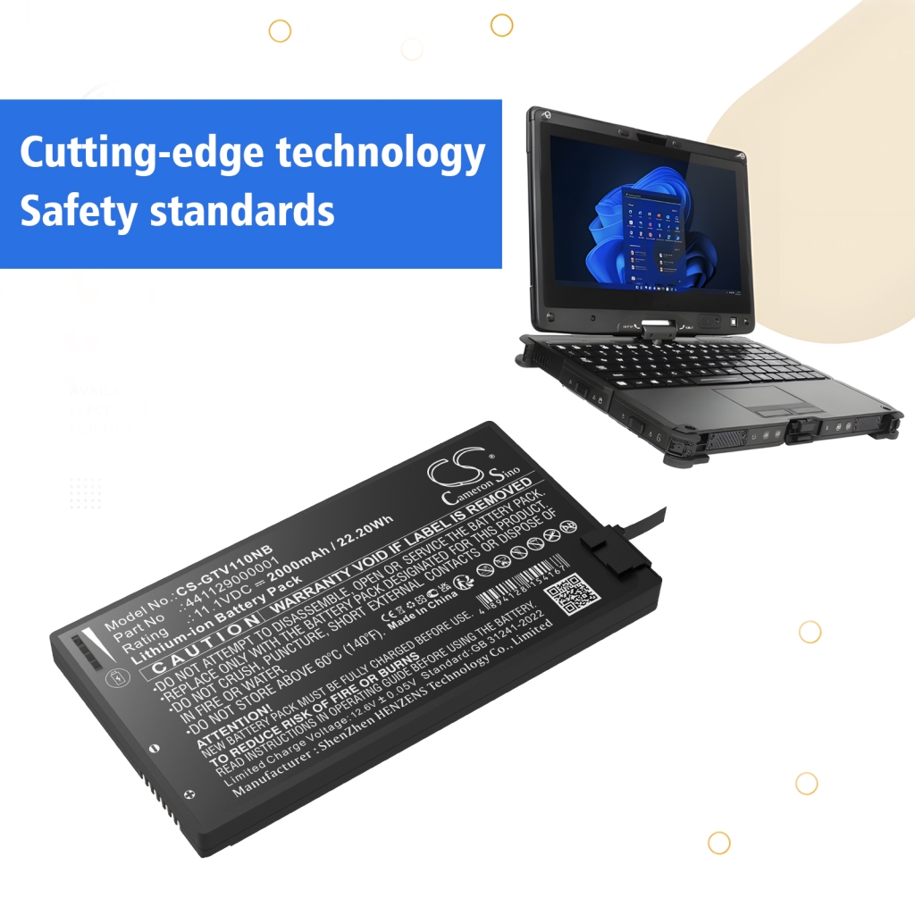 Batterie pour Getac V110