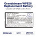 Batterie compatible avec Grandstream CS-GWP826CL
