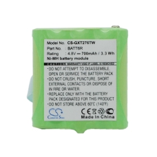 Remplacement de batterie compatible pour Uniden AVP6,BATT-6R,BATT6R