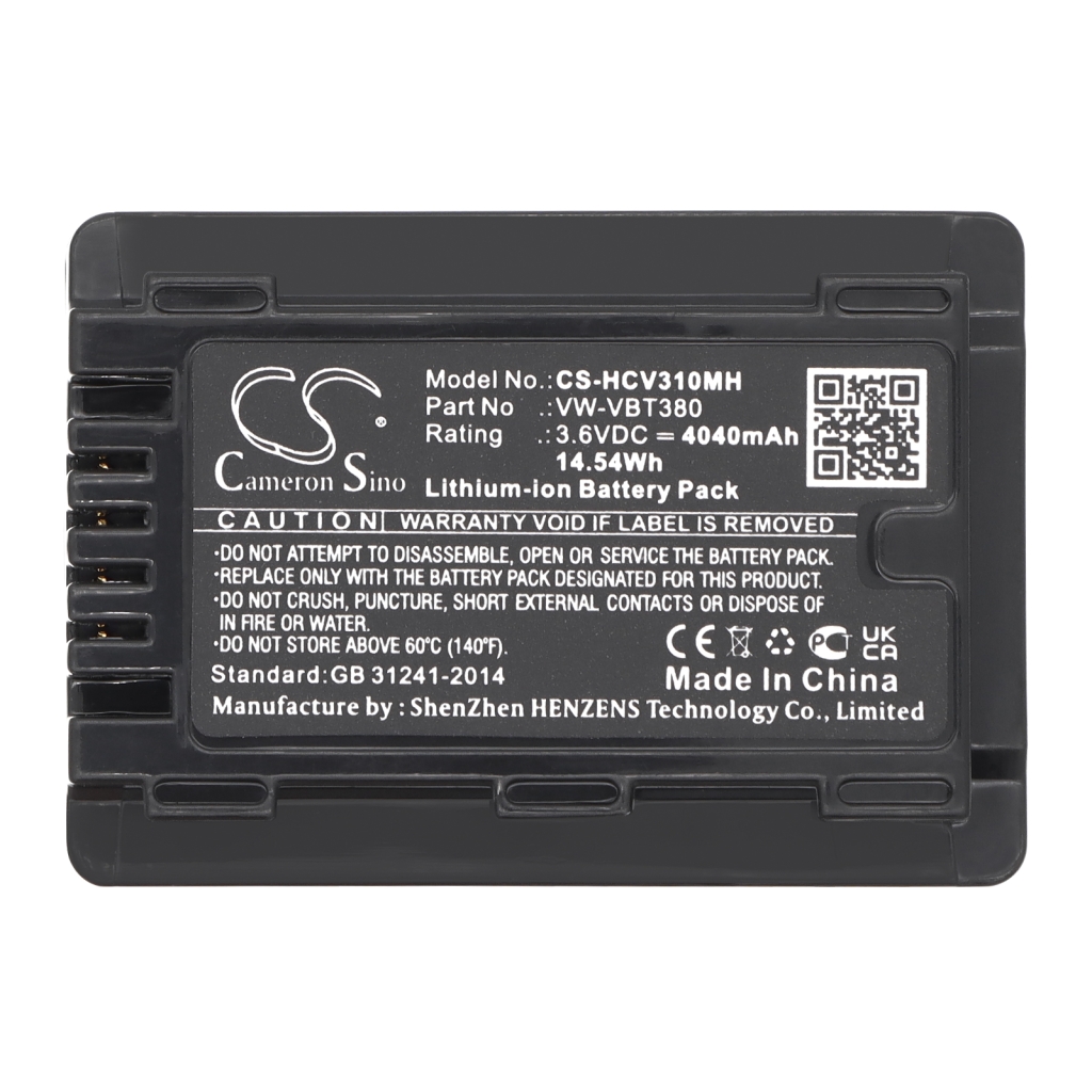 Batterie de l'appareil photo Panasonic CS-HCV310MH