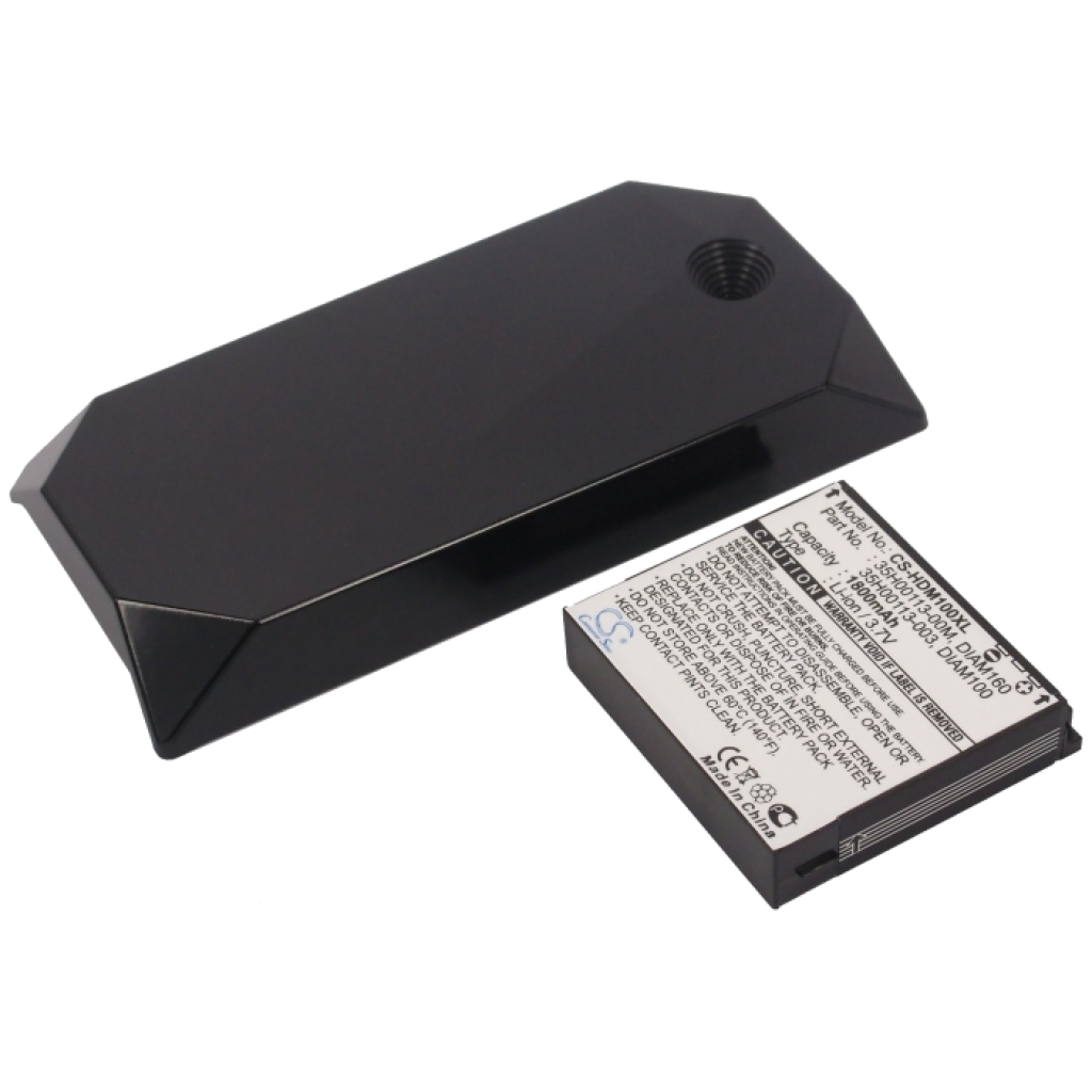 Cameron Sino CS-HDM100XL vue du dessus, pour HTC Diamond, batterie et capot vus de dessus