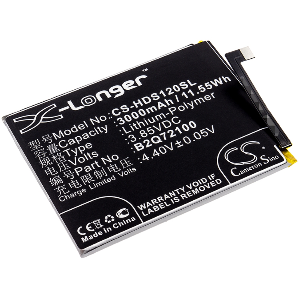 Batterie de téléphone portable HTC CS-HDS120SL