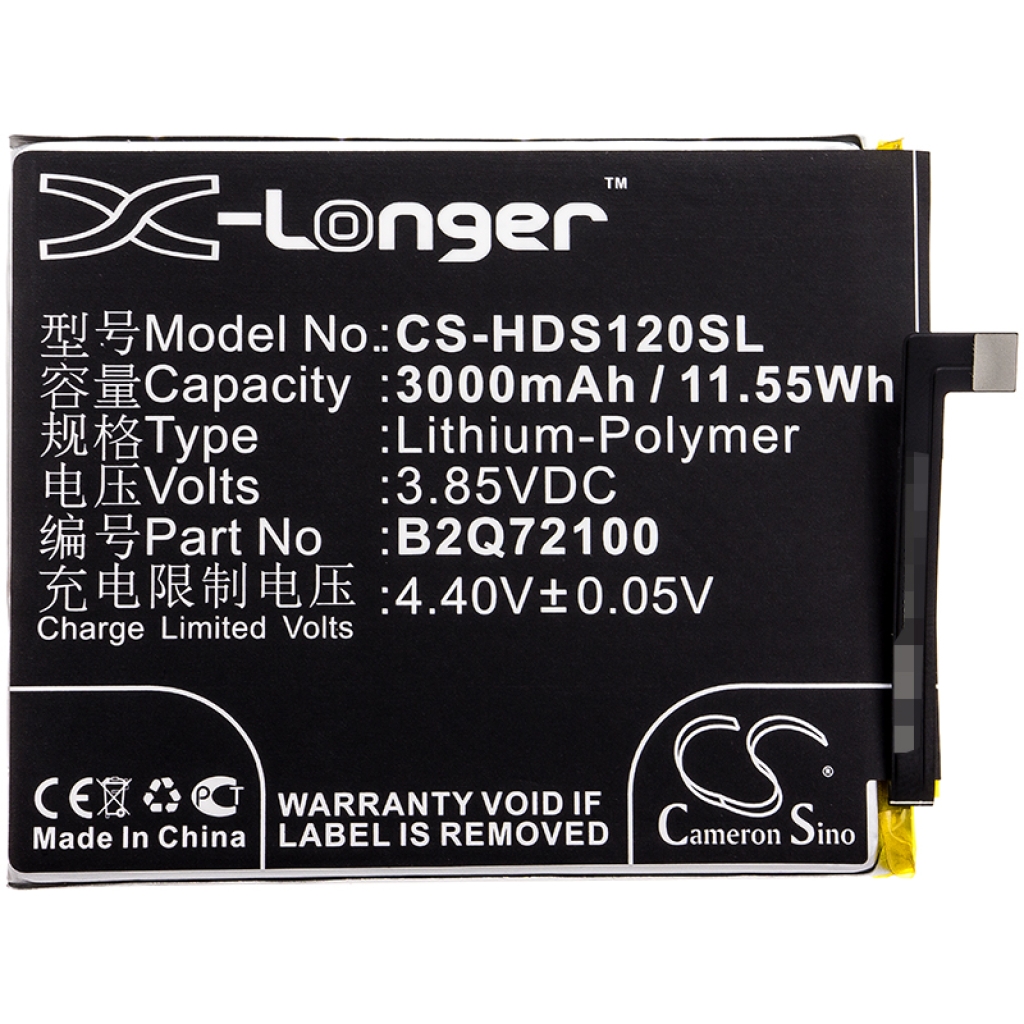 Batterie de téléphone portable HTC CS-HDS120SL