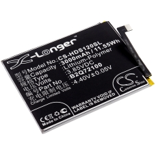 Remplacement de batterie compatible pour HTC B2Q72100