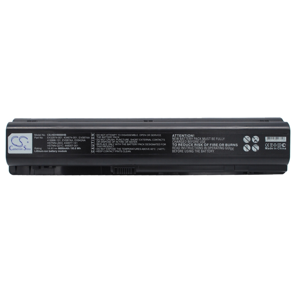 Notebook battery HP Pavilion dv9210US