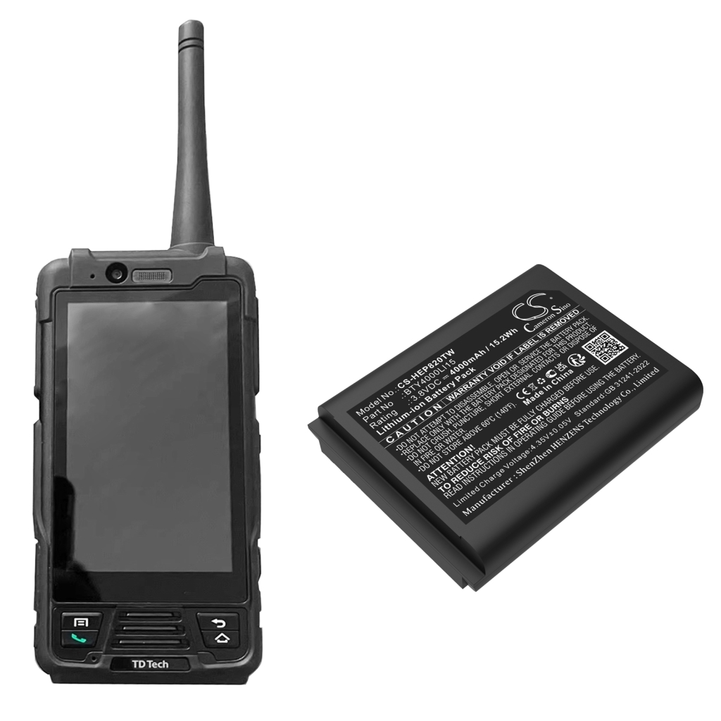Batterie radio bidirectionnelle Td tech CS-HEP820TW