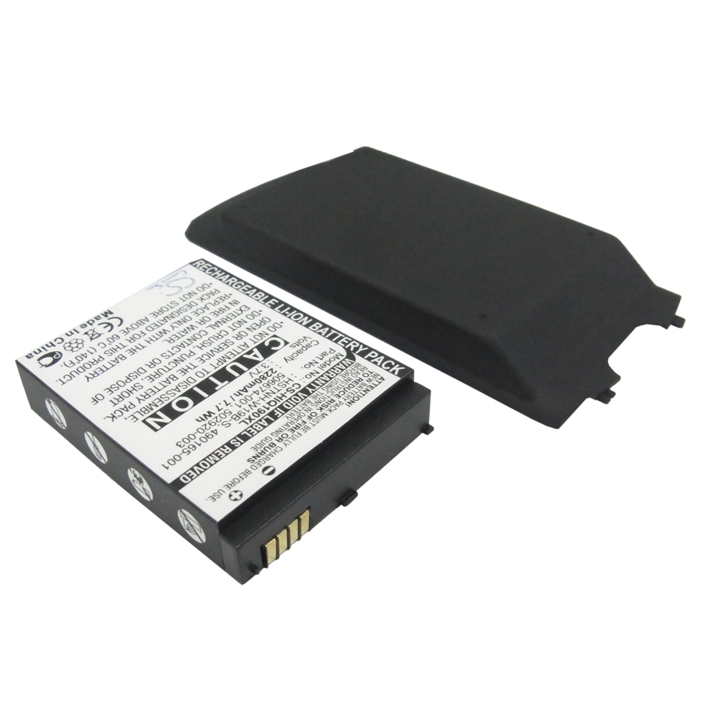 Cameron Sino CS-HIQ190XL vue de l’étiquette: 3,7V 2280mAh Li-ion, capot arrière étendu