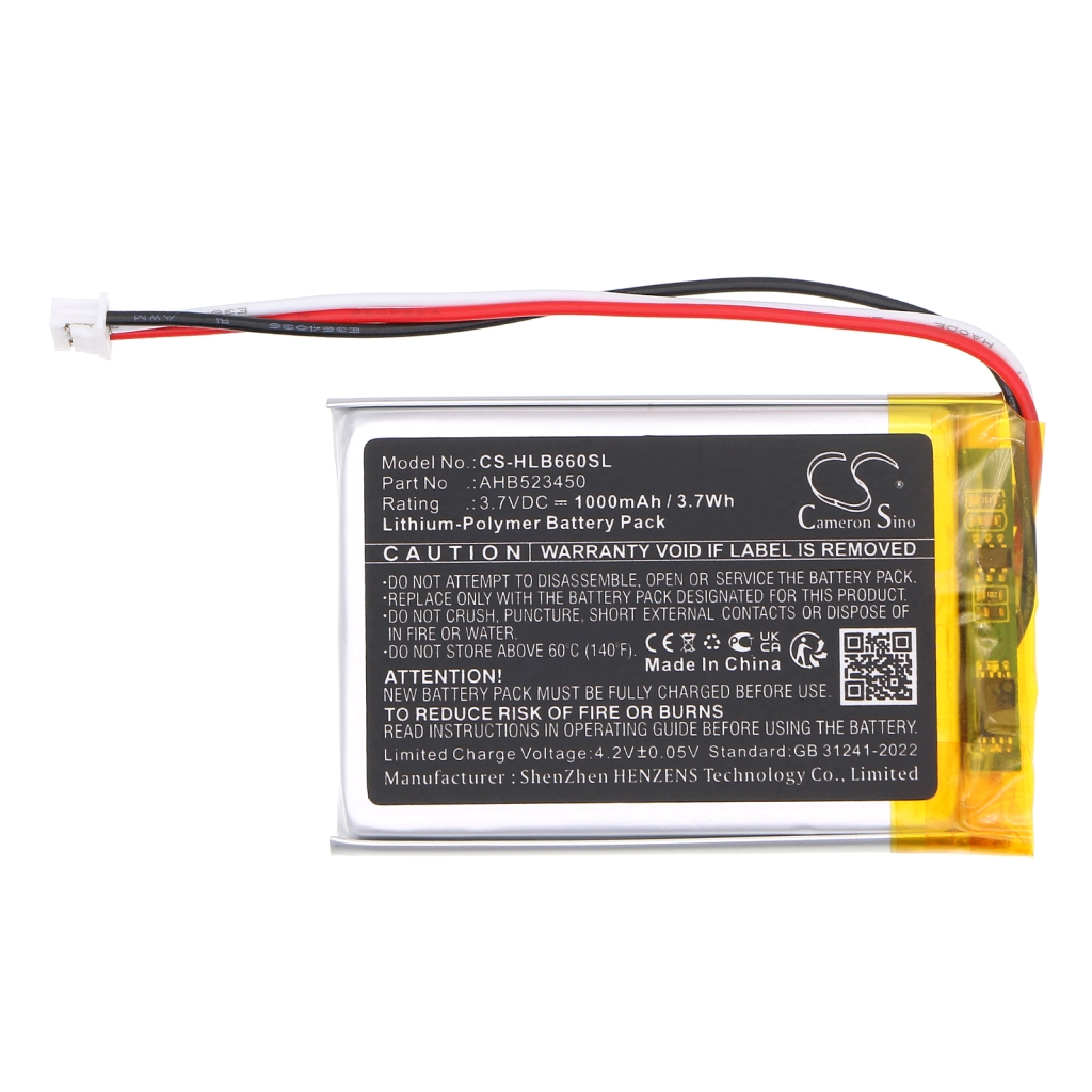 Batteries BabyPhone Battery CS-HLB660SL