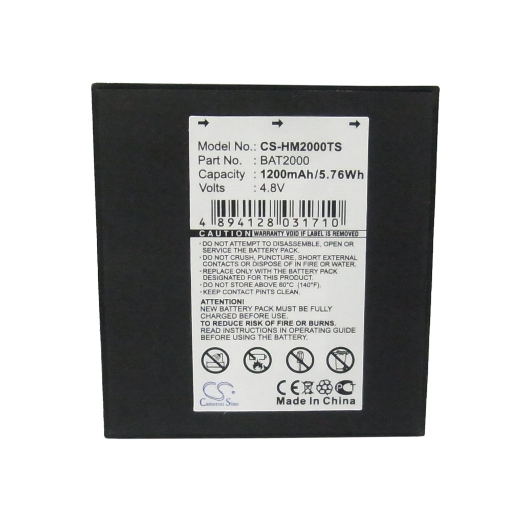 Batterie de casque d'écoute sans fil HME CS-HM2000TS