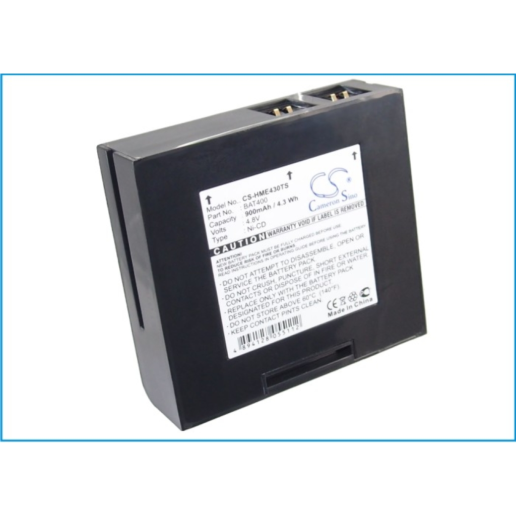 Batterie de casque d'écoute sans fil HME CS-HME430TS