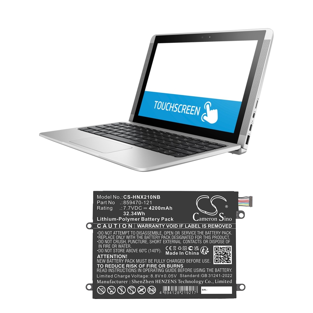 Batterie pour ordinateur portable HP CS-HNX210NB