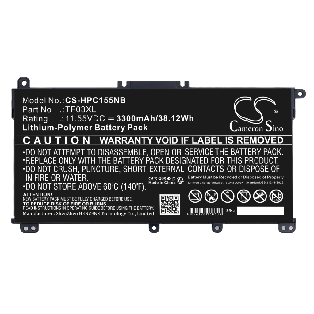 Batterie pour HP 14-bp112TX