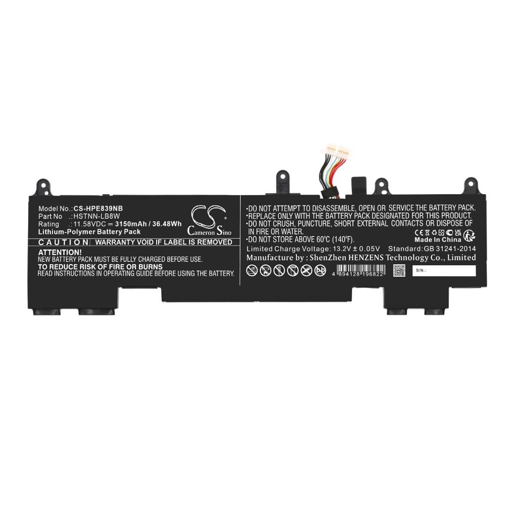 Batteries Remplace HSTNN-LB8W