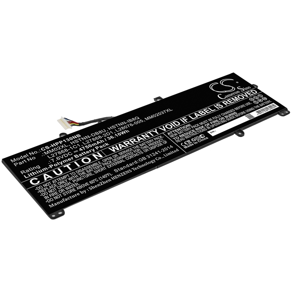 Batteries Remplace MM02037XL