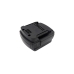 Pack batterie outil noir, rail supérieur sous un autre angle