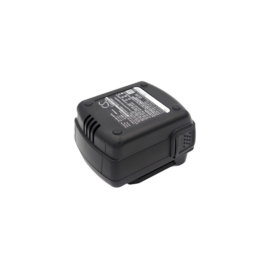 Pack batterie outil noir, étiquette et contacts