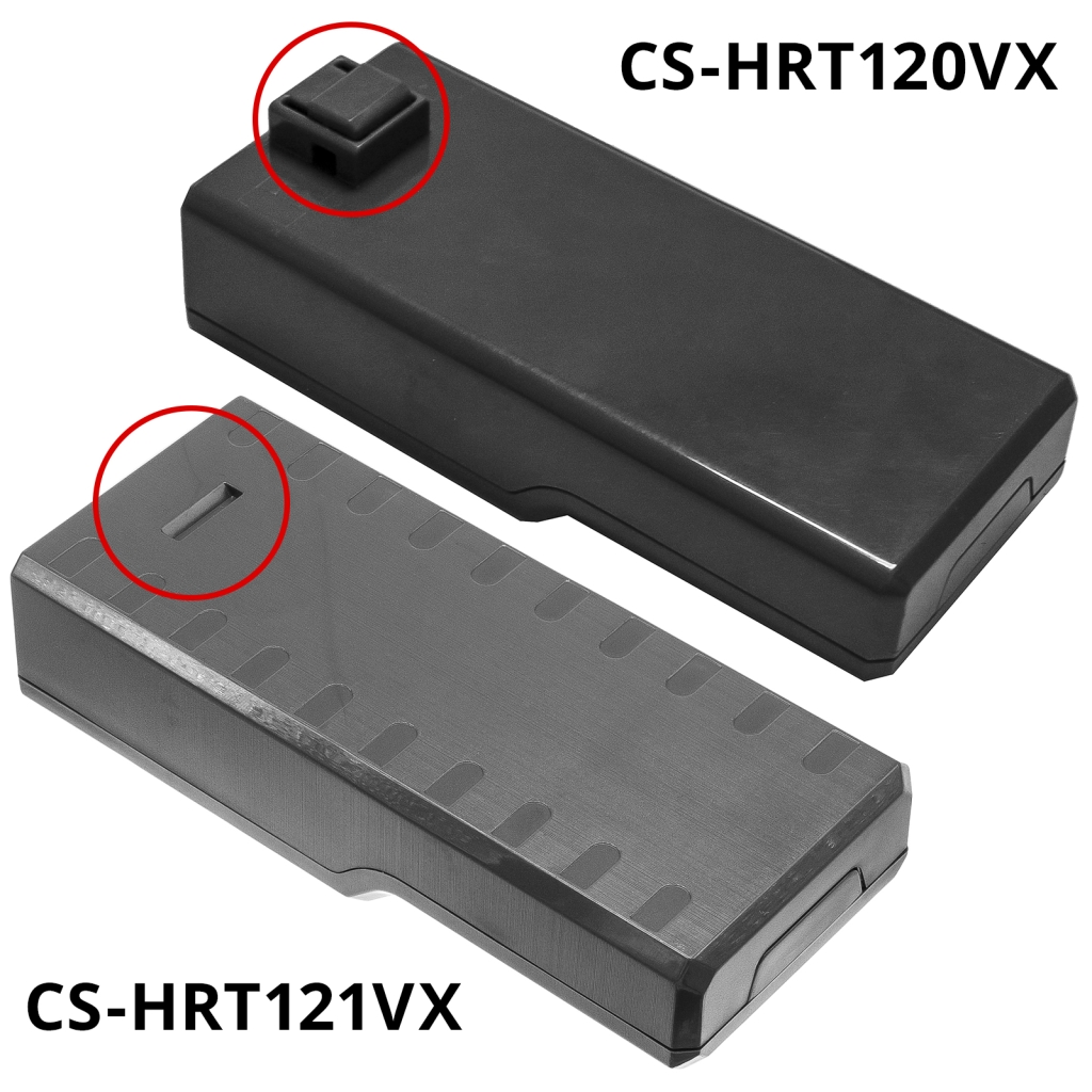 Comparaison d’ajustement CS-HRT120VX vs CS-HRT121VX avec repères