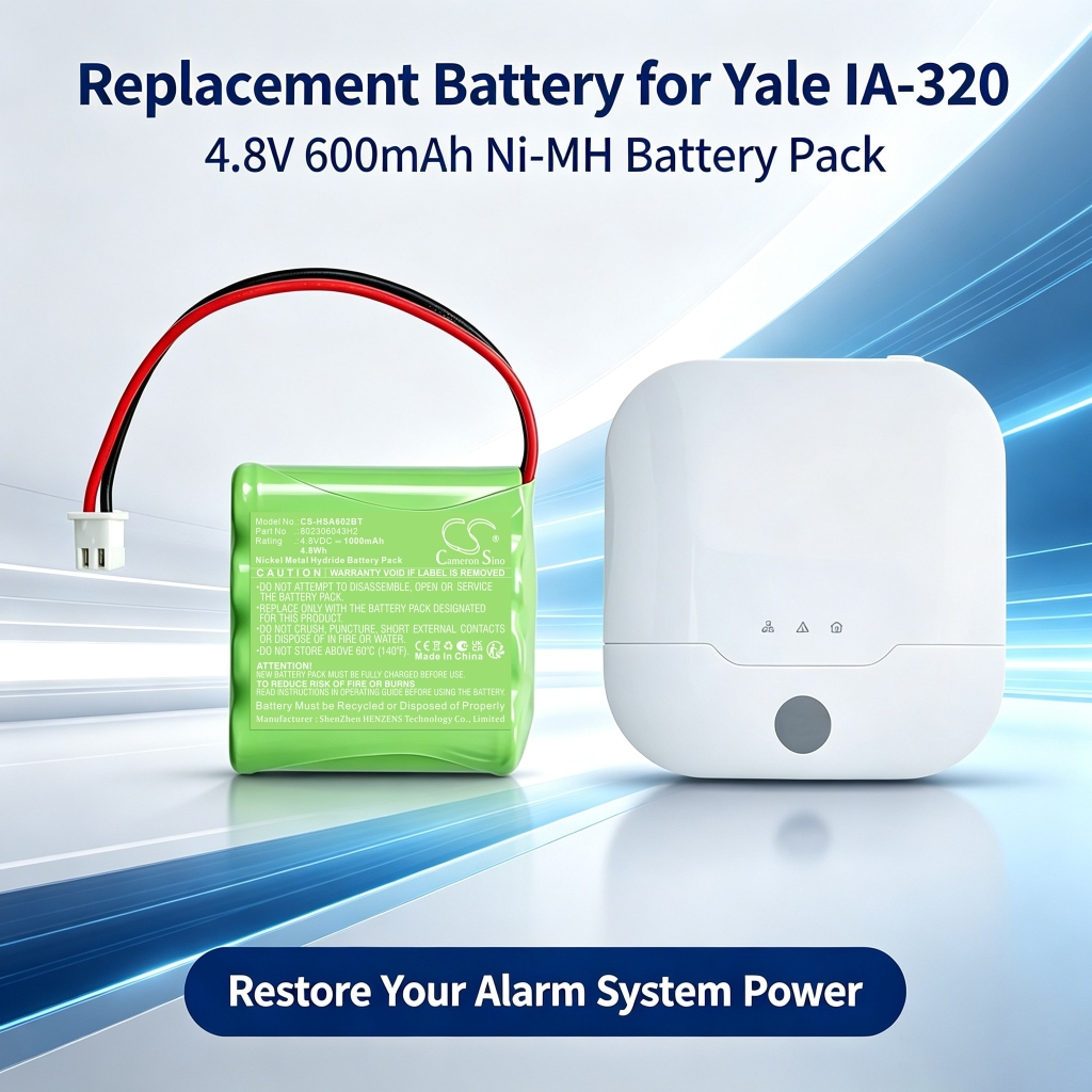 Batterie compatible avec Yale CS-HSA602BT