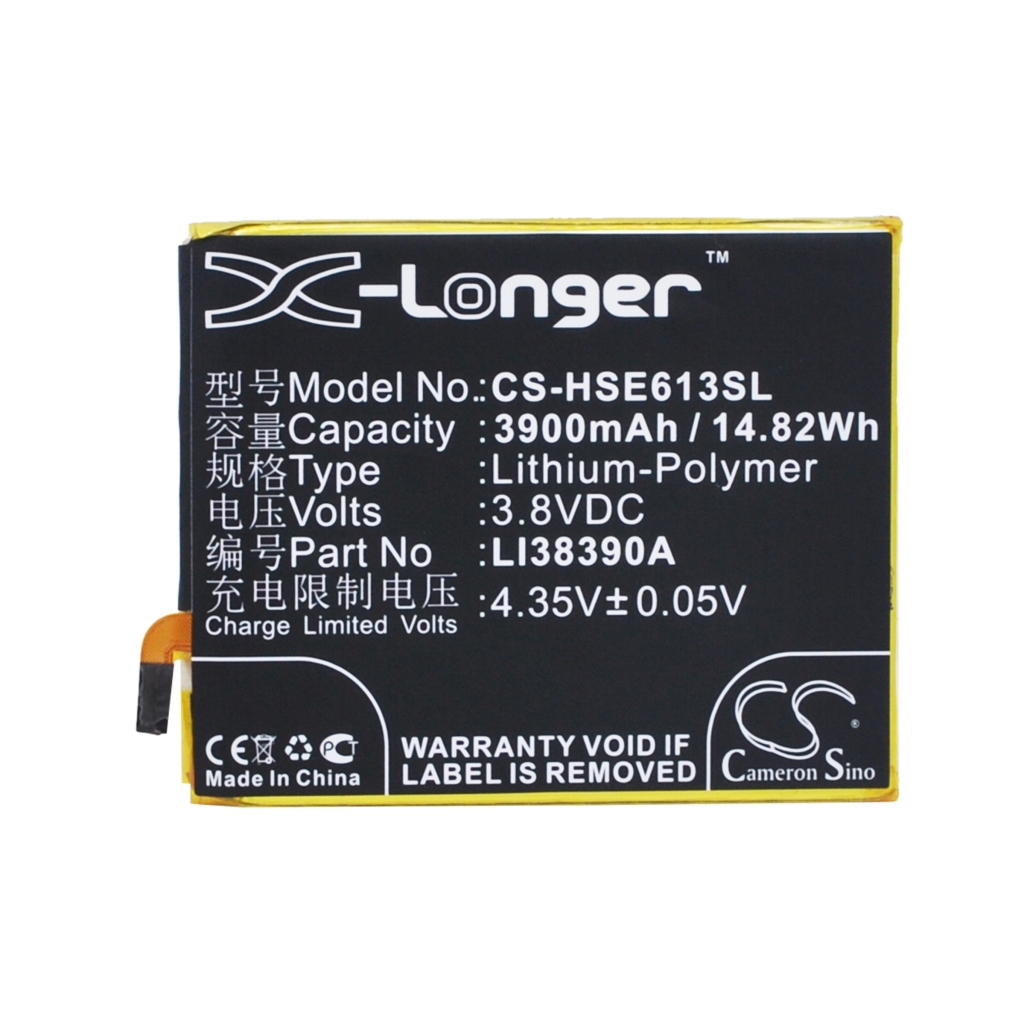 Batterie compatible avec Hisense CS-HSE613SL