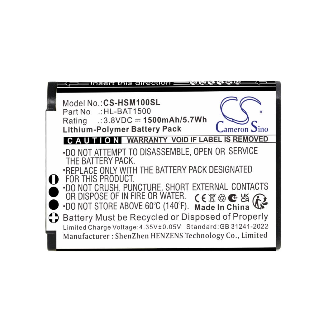 Batterie compatible avec Hollyland CS-HSM100SL