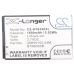 Cameron Sino CS-HT6350XL vue latérale avec contacts et logo: 3,7V 1600mAh