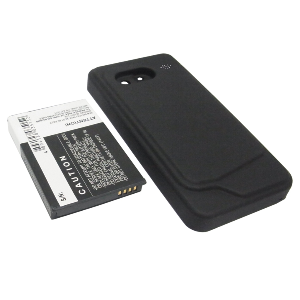 Cameron Sino CS-HT6363XB vue latérale avec étiquette d’avertissement et contacts