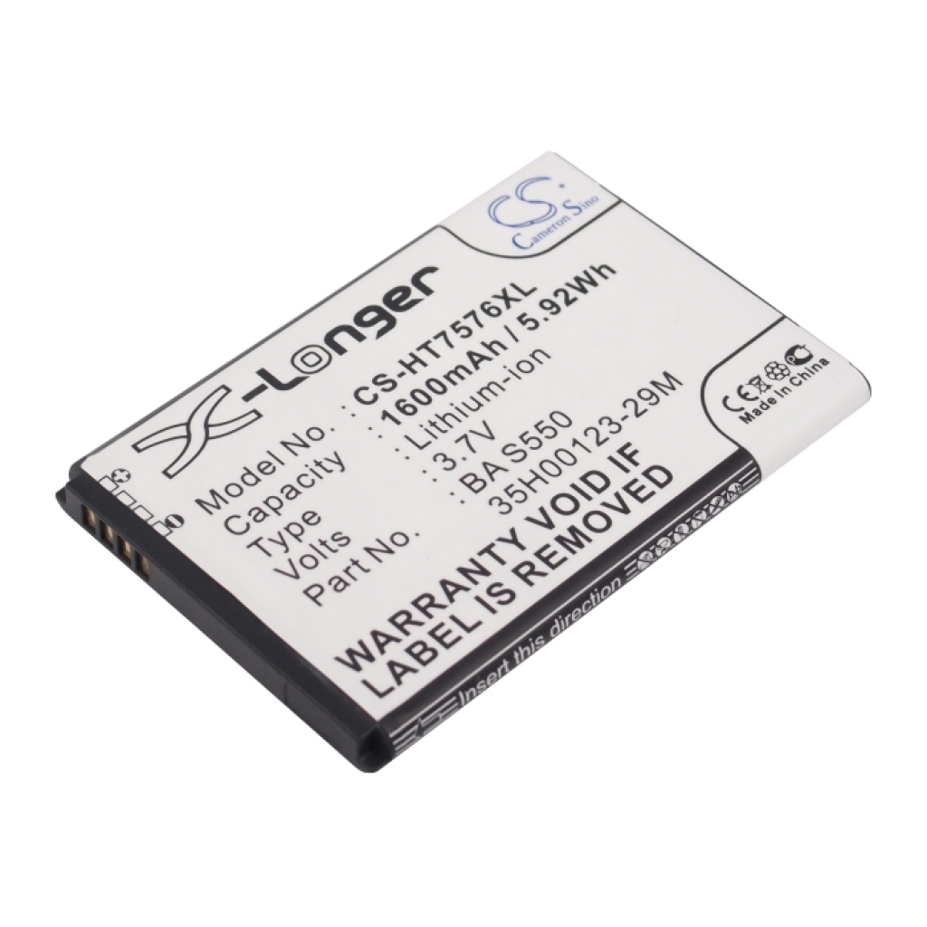 Batterie de téléphone portable HTC CS-HT7576XL