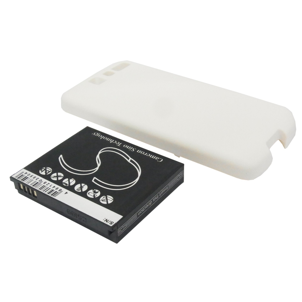 Cameron Sino CS-HT8181WL face arrière avec étiquette S/N et capot arrière blanc